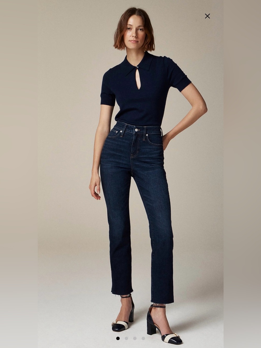 J. Crew - Curvy high-rise kickout jean - size 29